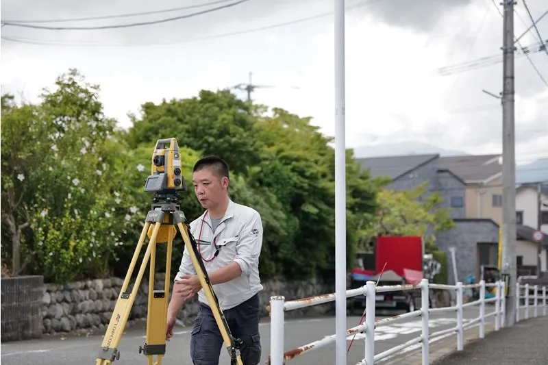 測量の様子